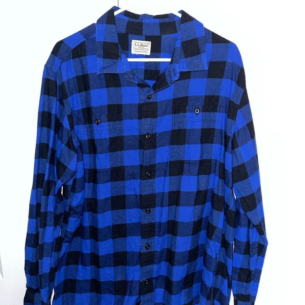 L.L. Bean Men’s Plaid Flannel Shirt